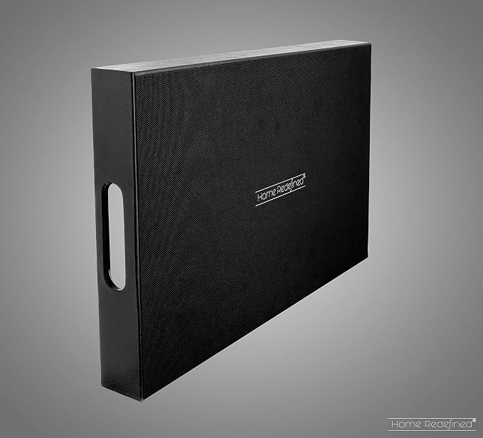 Home Redefined Beautiful Modern Elegant 17.5"x12" Rectangle Classic Black Faux - Image 5