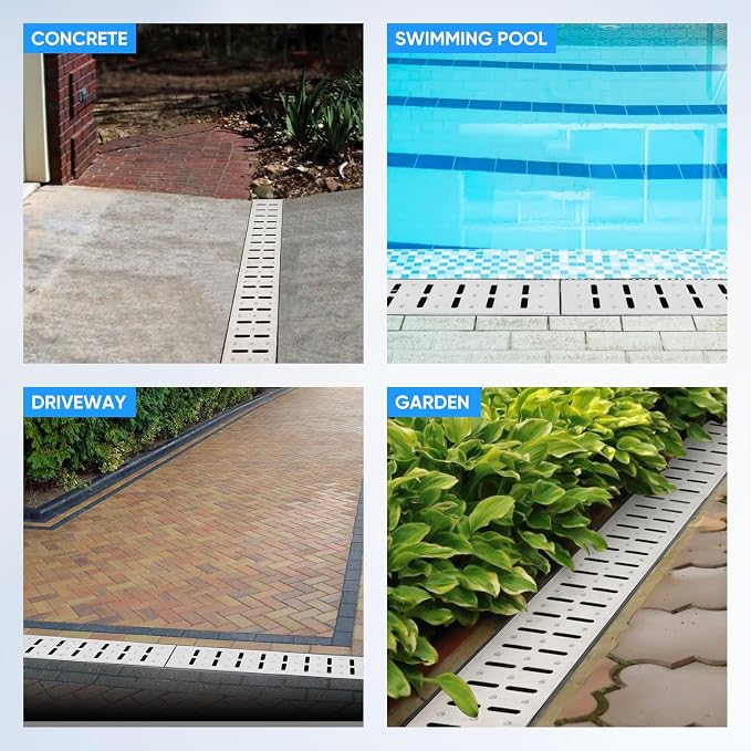 FAHKNS Trench Drain System, HDPE Channel Drainage - Image 7