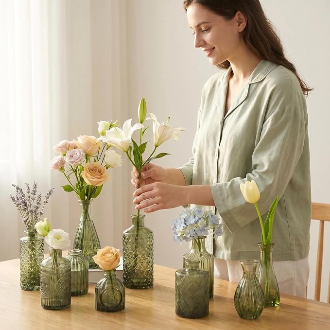 Mini Bud Vases Centerpieces for Tables, Small Flower Vases Suitable for - Image 6