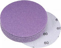 uxcell 15Pcs 4-Inch Purple Sanding Discs 60 Grits Hook and Loop Professional by uxcell