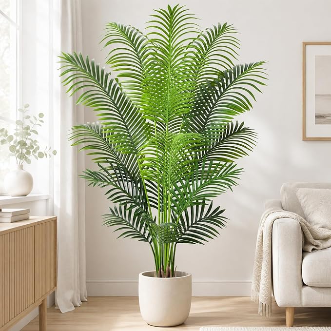 5.2ft Artificial Palm Tree Indoor Plant Tall Fake Tropical Paradise Palm Tree - Image 8