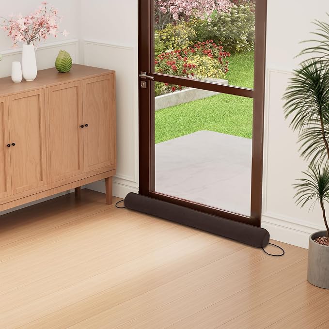 34 Inch Door Draft Stopper, Blocks Hot Cold Air - Image 2