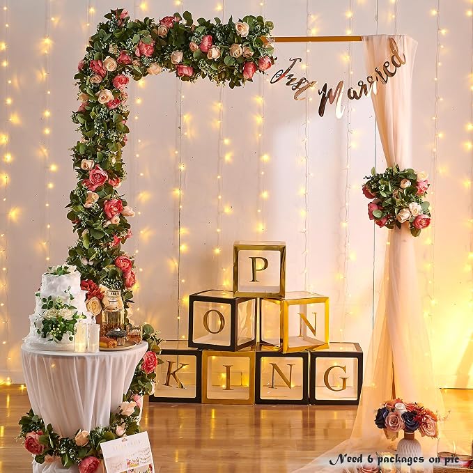 Artificial Flower Garland 5.4ft Rose Vine Decor, Champagne Pink Flower | - Image 7