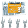 110Pcs Heavy Duty Metal Drywall Anchors and Screws Kit, Easy Self Drilling by KURUI