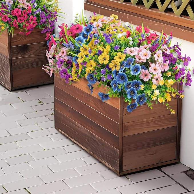24 Pcs Mixed Artificial Flowers - Image 6