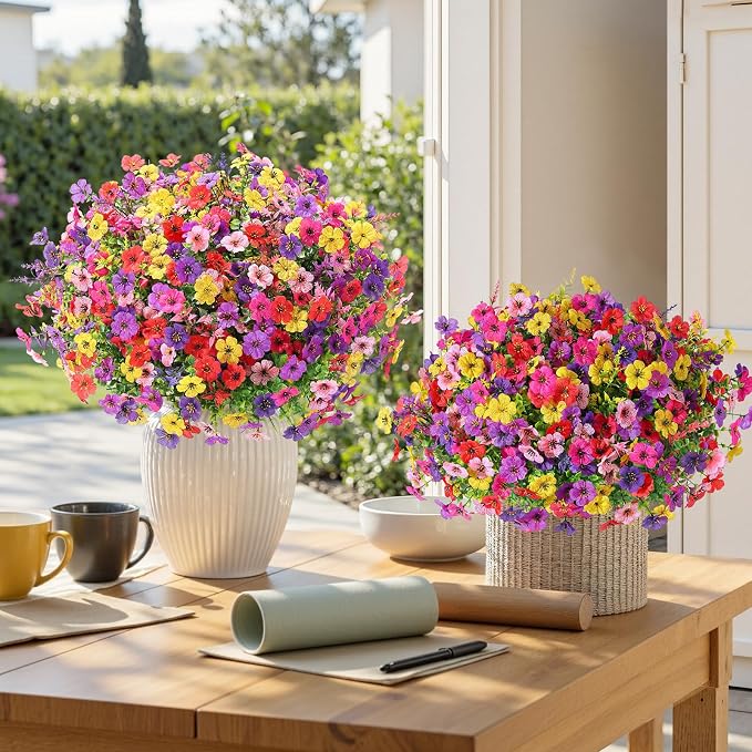 SHareconn 24 Bundles Artificial Flowers - Image 6