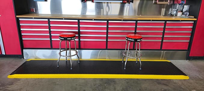 American Classic Diamond Plate Anti-Fatigue Mat – Closed-Cell Polymeric Sponge - Image 3