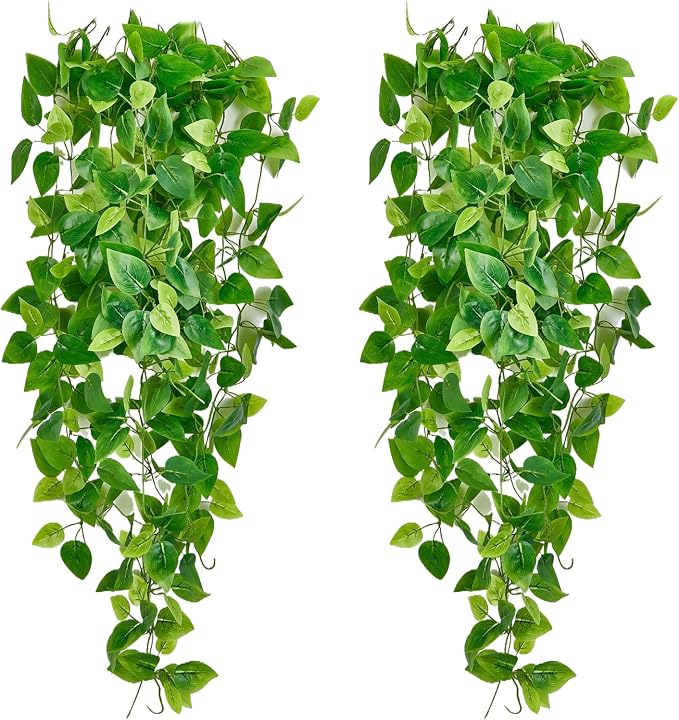 Fake Hanging Plants Vinesfor Room Decor, Artificial Ivy Greenery Garlands by Unknown