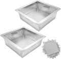 1 Pack 8.5x8.5in Stainless Steel Commercial Drain Strainer Basket by Unknown