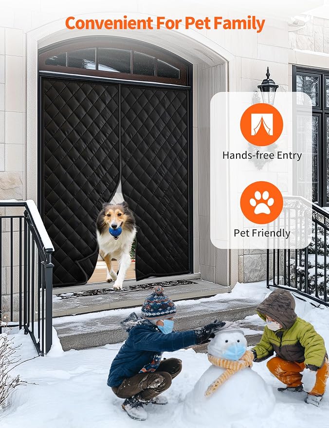 Magnetic Thermal Insulated Door Curtain - Image 5