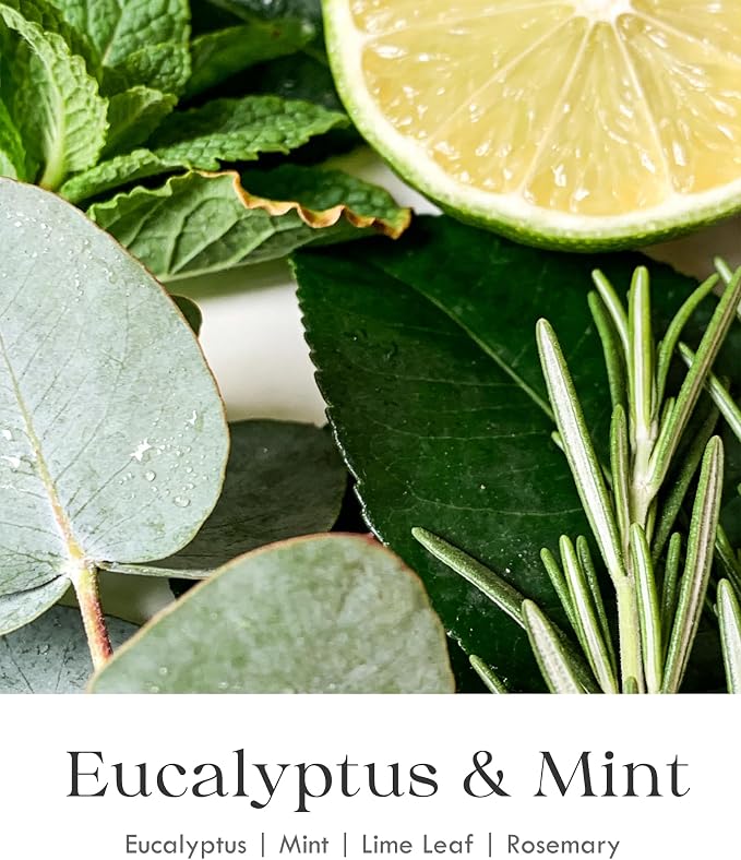 AOOVOO Eucalyptus Mint Candle for Relax - 12oz Scented Candle - Image 4