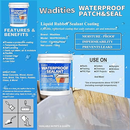 Liquid Waterproof Sealant Clear - Image 3