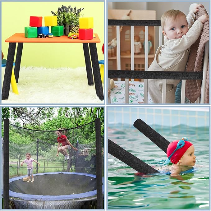 36 Pcs 3.3 Feet Foam Pipe Insulation Foam Tube Insulating Water Pipe Pool Swim - Image 3