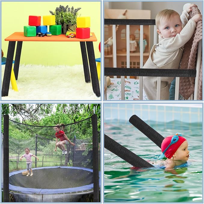 24 Pcs 3.3 Feet Foam Pipe Insulation Foam Tube Insulating Water Pipe Pool Swim - Image 3