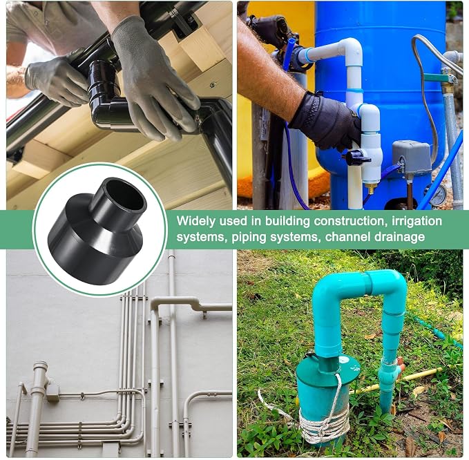 M METERXITY 1-Pack UPVC Reducer Pipe Fitting - Image 6