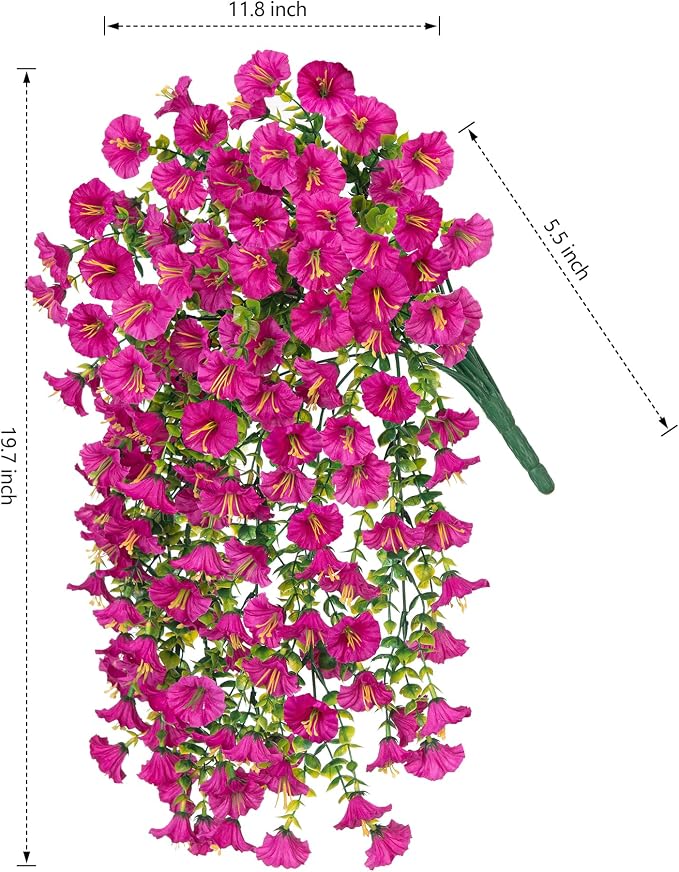 Artificial Faux Hanging Flowers Plant - Image 2