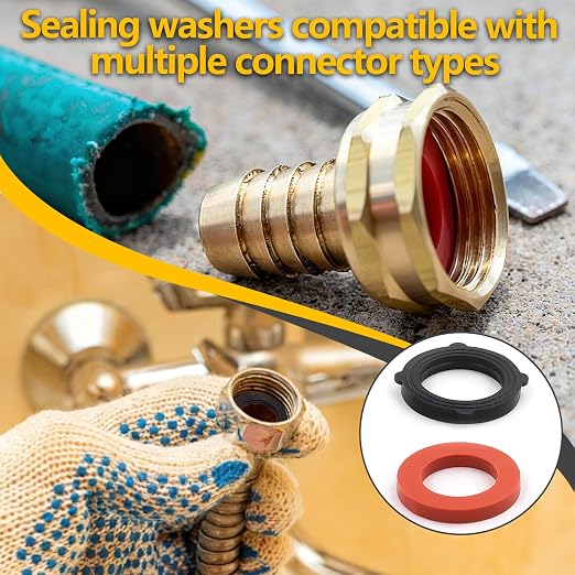 160 Pieces Hose Bib Washer & Faucet Washers Assorted Kit 14 Sizes | Includes - Image 6