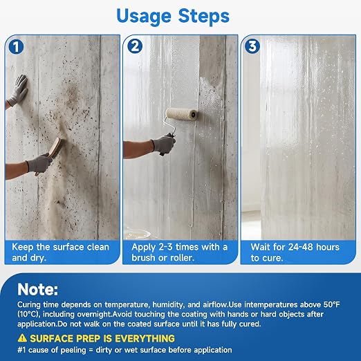 Transparent Waterproof Sealant 70oz, Bonds to roofs, concrete & wood, - Image 4