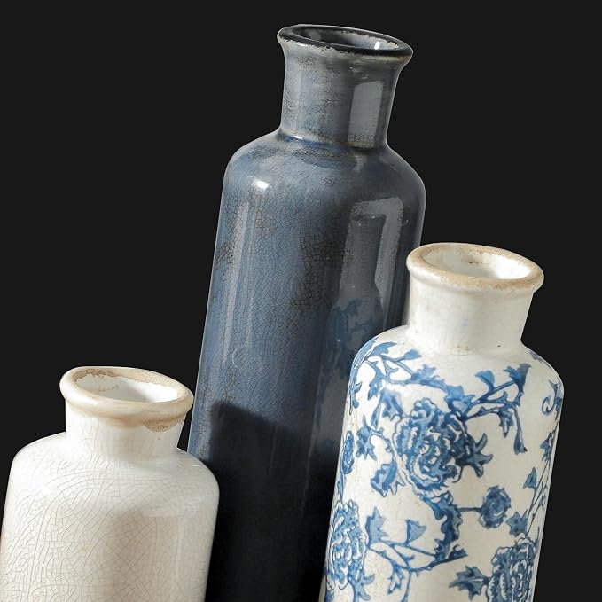 ooit Ceramic Vintage Vases Set of 3 - Image 4