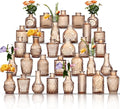 Glass Bud Vases Set of 32 by Unknown