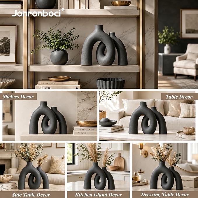 Hug Donut Decorative Vase Set - Image 7