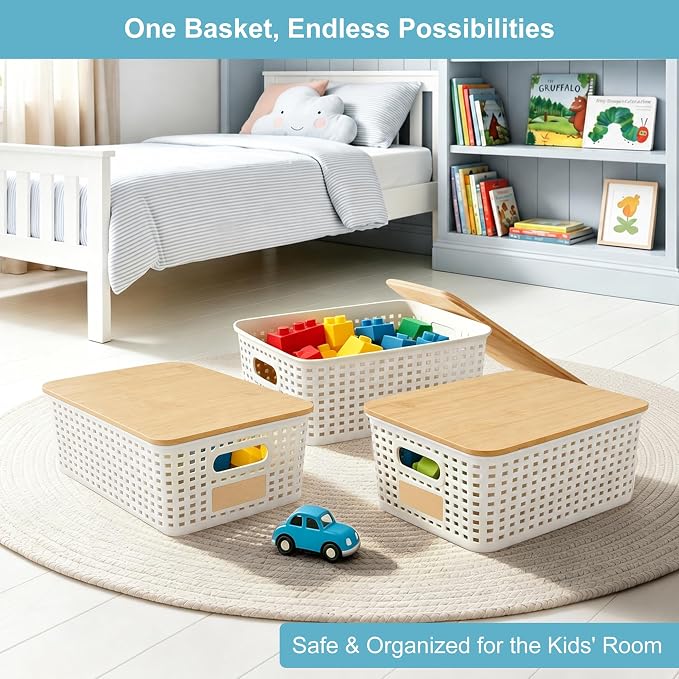 Small Plastic Storage Bins - Image 4