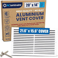 20x14 Aluminum Wall Ceiling Air Return Vent Cover HVAC Rustproof Grille by ACLAMINAIRE