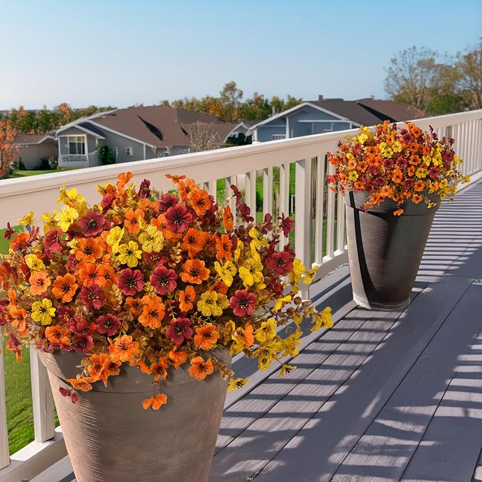 INQCMY Artificial Fake Fall Plants Flowers - Image 7
