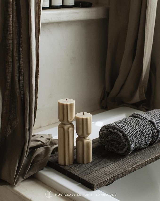 LAWA Hourglass Pillar Candle - Image 7