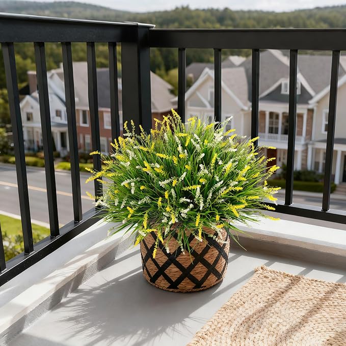 Ammyoo Artificial Faux Plants for Outdoor Spring Decoration, Fake Flowers - Image 3