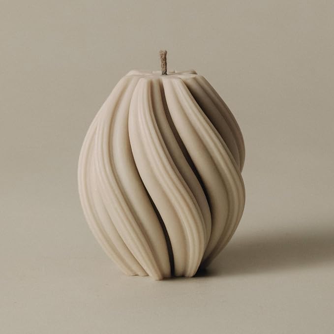 LAWA Swirl Candle by LAWA+Candles