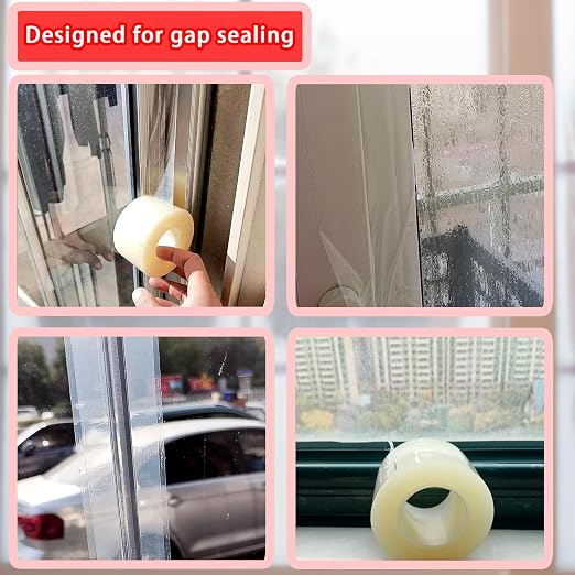 Window Sealing Tape, Window AC Insulation Tape, 2 Inch x 69 FT | Waterproof - Image 3