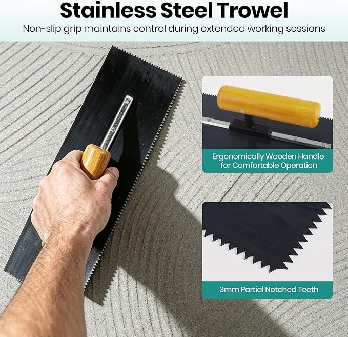 Self Leveling Cement Tool Kit, Epoxy Floor Leveling Tools Kit | Concrete - Image 5