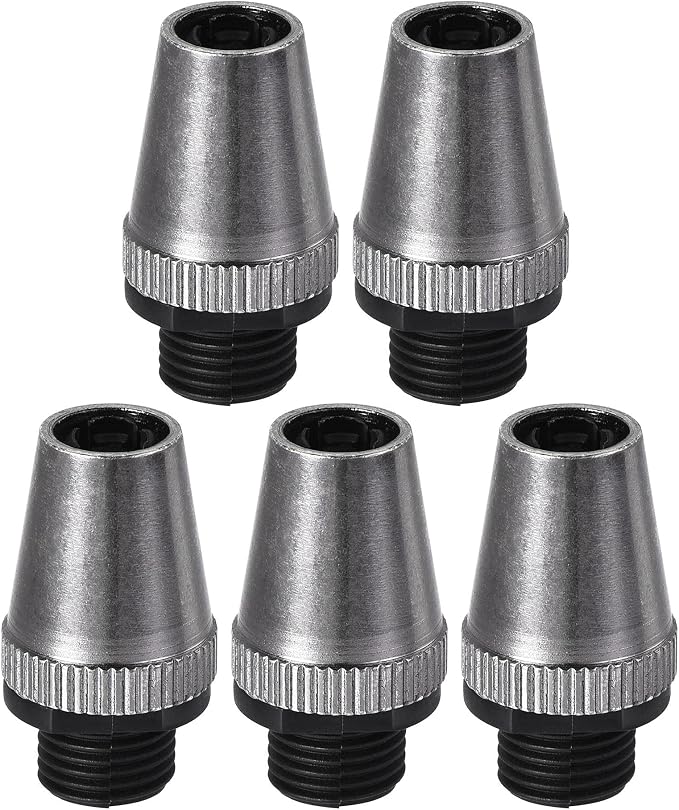 uxcell Cable Glands Strain Relief Cord Connector Grips Metal Black 5Pcs by uxcell