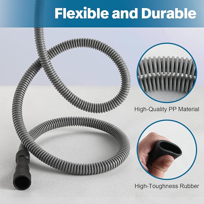 Elyfree 10 FT Dishwasher Drain Hose, Flexible Dishwasher Discharge Hose - Image 3