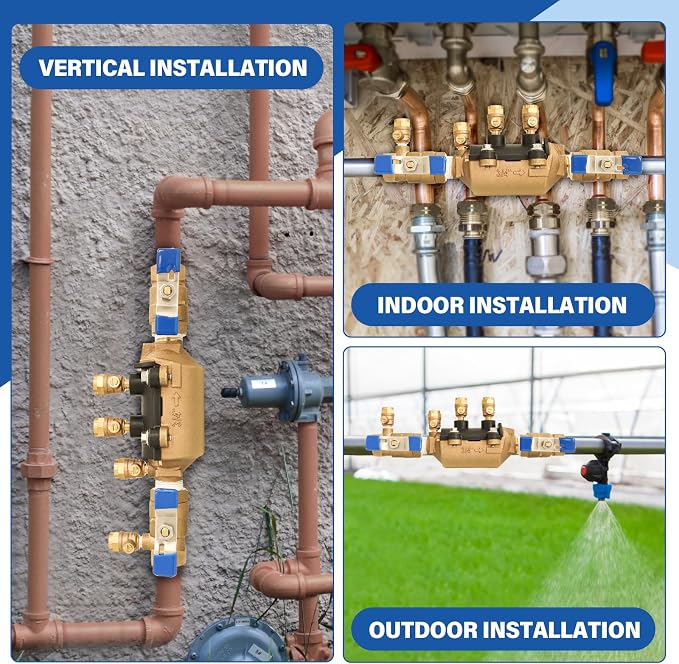 34-350 3/4" 350 Double Check Backflow Preventer | 3/4 inch Double Check Valve - Image 6