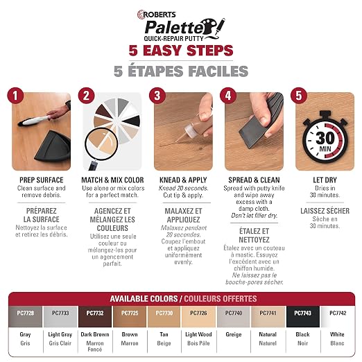Roberts Palette Quick-Repair Putty - Image 7