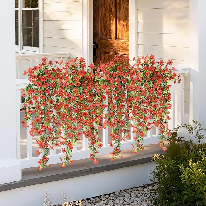 Artificial Fake Hanging Flowers Plants - Image 4
