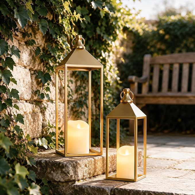 Set of 2 Decorative Lanterns - Image 5