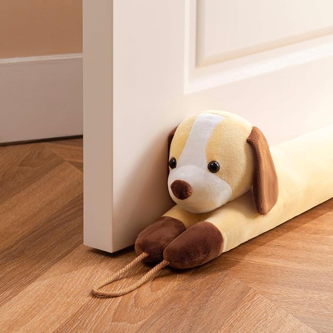 Sunolga Door Draft Stopper Blocks Hot and Cold Air, Weighted Sand and Cotton by SunolgaIndustriesInc