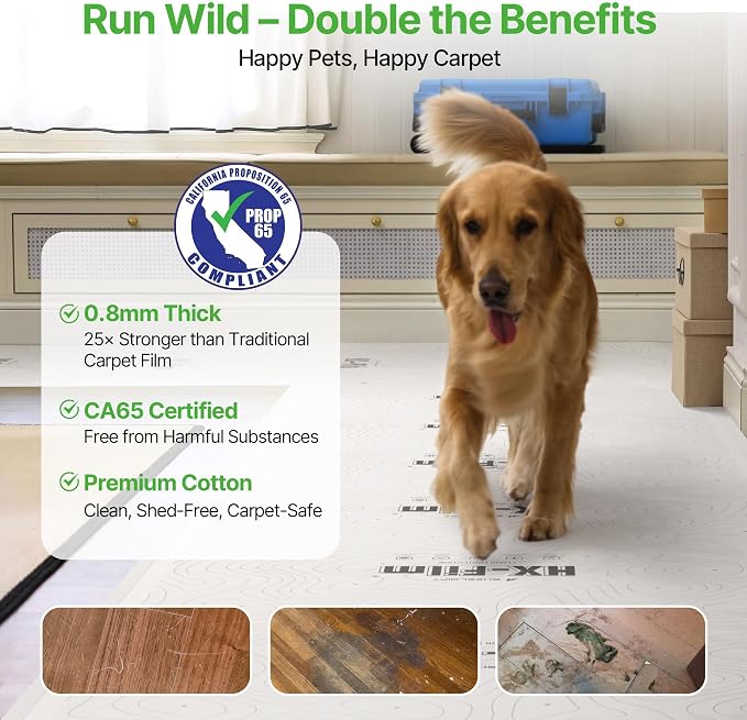 39" x200' Heavy-Duty Floor Protection | Construction Grade Carpet Protector | - Image 6