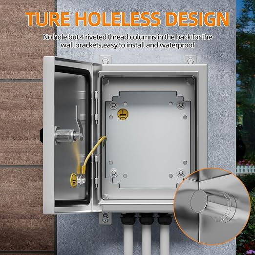 Stainless Steel Enclosure, IP65 Waterproof Electrical Box - Image 4