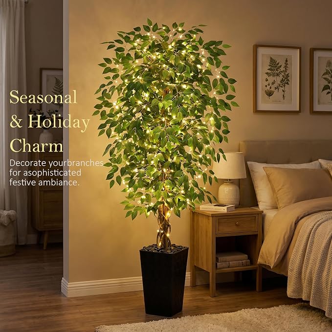 Artificial Ficus Tree 5FT Faux Floor Tree - Image 7