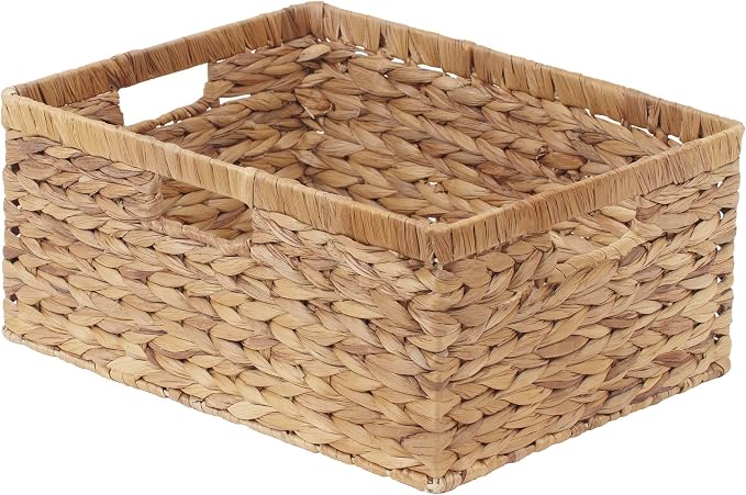 StorageWorks Wicker Baskets for Storage, Wicker Storage Baskets, Large Wicker by StorageWorks