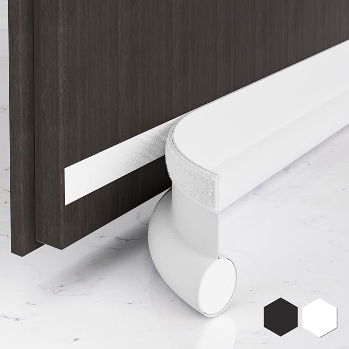 SYIPO One Side Door Draft Stopper, 36.6" Adjustable Door Stoppers by SYIPO