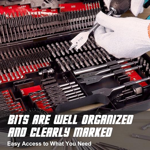 COMOWARE 246 Pcs Drill Bit Set - Image 8