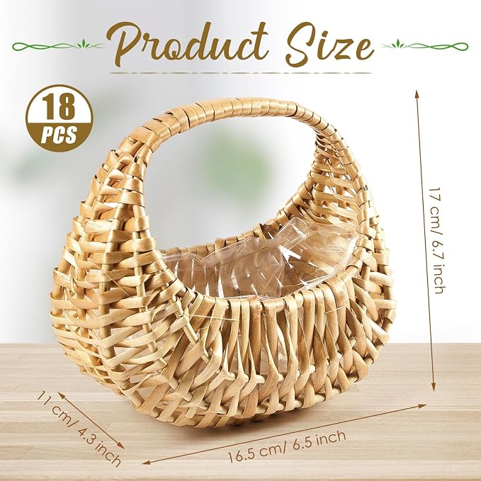 18 Pack Flower Girl Basket - Image 2