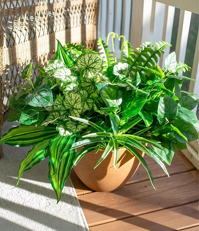 Starttag Artificial Bunches Greenery Plants Fake Plastic Leaves by Starttag