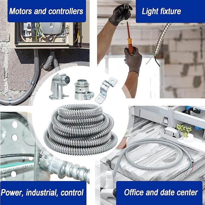 Yariwiz Flexible Steel Electrical Conduit Steel Conduit Kit - Image 2