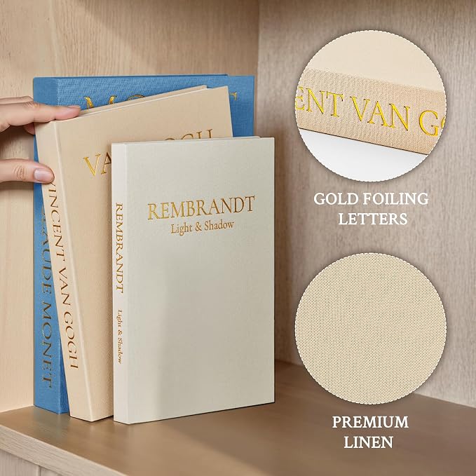 JARLINK Aesthetic Decorative Books, Photo Organization, & Keepsakes, Faux Books - Image 5